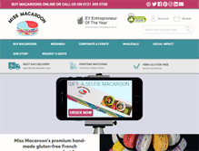 Tablet Screenshot of missmacaroon.co.uk